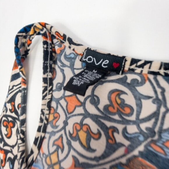 Love Multicolor Racerback Tank Maxi Dress, Size: M - Picture 4 of 7